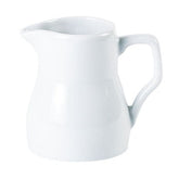Porcelite Classic White Milk Jug 8oz (Pack of 6)